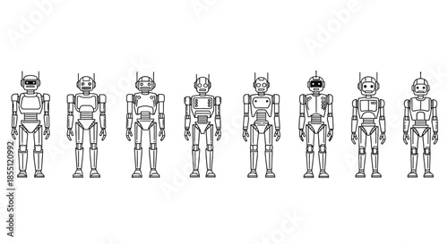 Array of identical robots