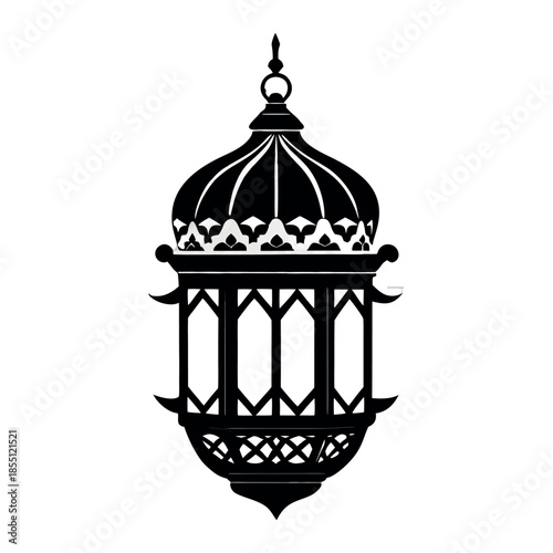 Minimal flat vector illustration of vintage street lamps, three glowing lamp posts on a small grassy base, warm yellow light, clean outlines, modern icon style, soft colors, white background