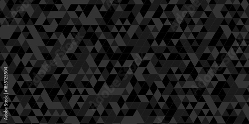 Abstract low polygon cubic black gray design. vector poly triangle texture geometric pattern triangular. geometric wall tile and metal cube background triangle wallpaper design.