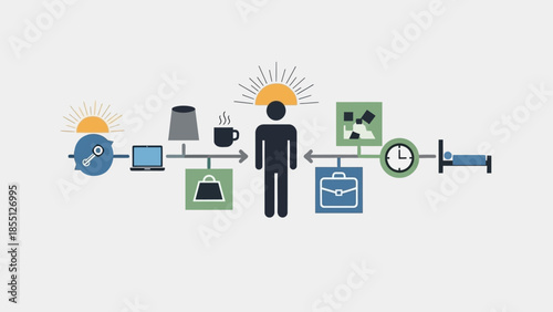 Person with Idea and Creative Process.