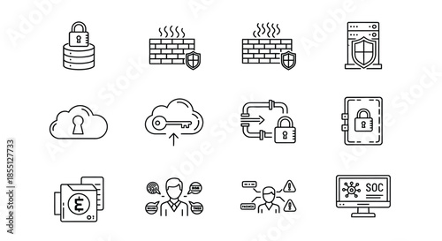 Illustrations of data security measures