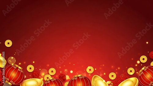 christmas background with snowflakes