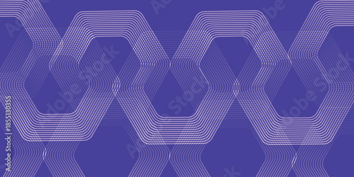 Astract background modern hexagon lines on gray background. geometric stripe line art illustration Vectors