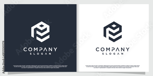 B logo design with modern creative style Premium Vector part 4