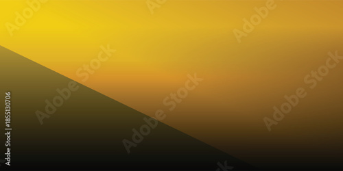 Abstract diagonal gradient background with warm yellow and dark brown tones for modern design projects