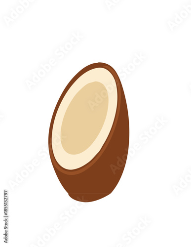 chocolate cake isolated on white background