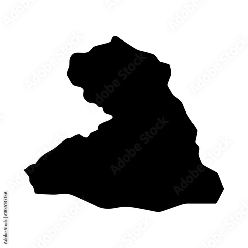 Silhouette of a country