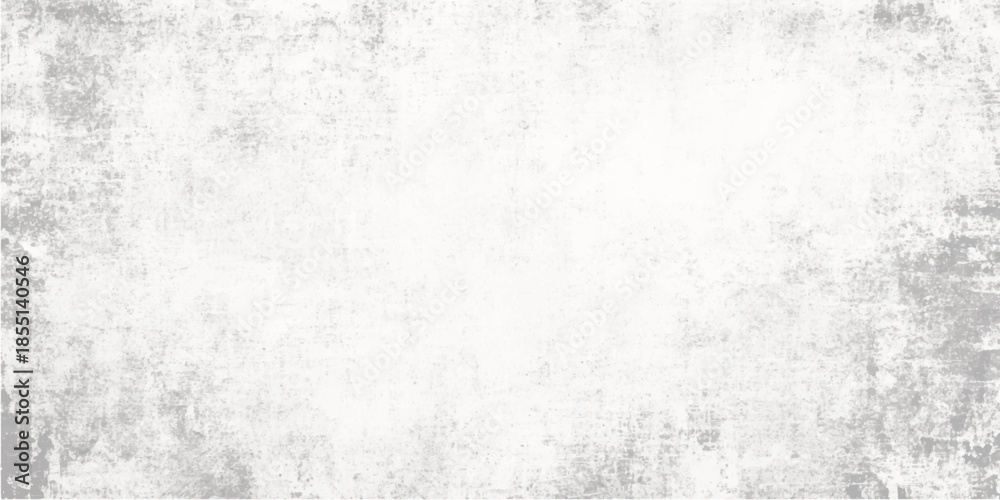 Fototapeta premium Faded distressed white paper texture with grey grunge background