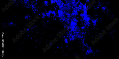 Dark blue azure turquoise abstract grunge texture background. Blue grunge texture with grainy, Light ink canvas for modern creative grunge design. Abstract colorful disks on simple gradient background