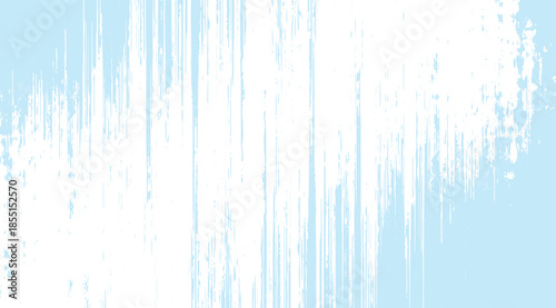 Light blue and white abstract grunge background with vertical brushstrokes for modern design use