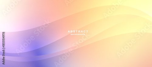 Pastel gradient wave background with dotted texture.