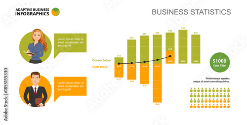 Timeline Chart Slide Template