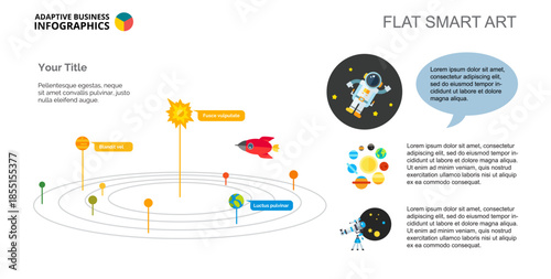 Astronomy Concept Chart Slide Template