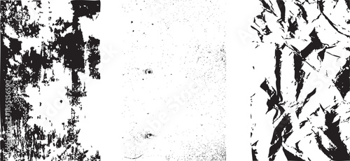Black and white abstract textured grunge background with distressed