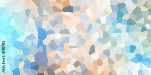 colorful pestel crystallize abstract background in light sweet vector illustration. white stoke colors stone tile pattern with shadow. Cement kitchen decor. abstract mosaic polygonal Geometric.
