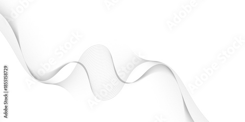 
Abstract gray wavy lines Digital frequency track equalizer background. Curved wave smooth stripe seamless pattern. Wave lines created using blend tool. graphic design template equalizer.