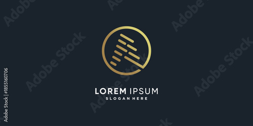Letter A vector icon logo design with creative unique style Premium Vector