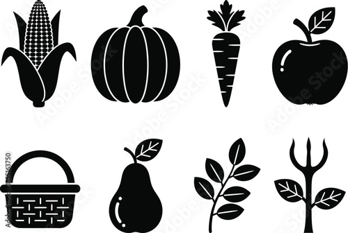 A collection of black and white featuring a whale with a spout and tail fin on a white