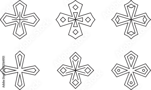 Ethiopian Orthodox Cross Icons, Ge'ez Religious Symbols