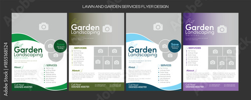 lawn care flyer design template. landscaping and gardening lawn care service flyer, poster, leaflet design lawn care garden or landscaping services Tree and gardening service poster leaflet design.
