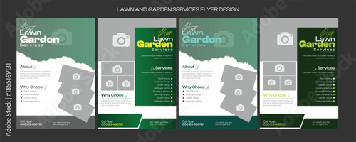 lawn care flyer design template. landscaping and gardening lawn care service flyer, poster, leaflet design lawn care garden or landscaping services Tree and gardening service poster leaflet design.