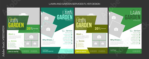lawn care flyer design template. landscaping and gardening lawn care service flyer, poster, leaflet design lawn care garden or landscaping services Tree and gardening service poster leaflet design.