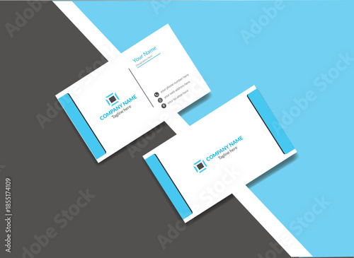 simple and beautiful visiting card design