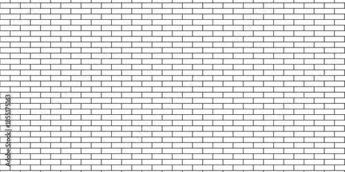 Brickwork wall block white concrete stucco isolated cement wall row urban interior limestone brick faced home and kitchen vintage wallpaper background.