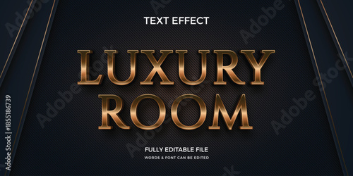 Luxury premium concept with golden text on black background