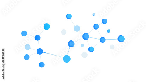 Abstract digital network connections illustrating modern technology and communication concepts with interconnected nodes and data flow