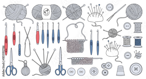 Repeated seamless background pattern showing black and white outlines of artist palettes with single paint brushes for craft projects.