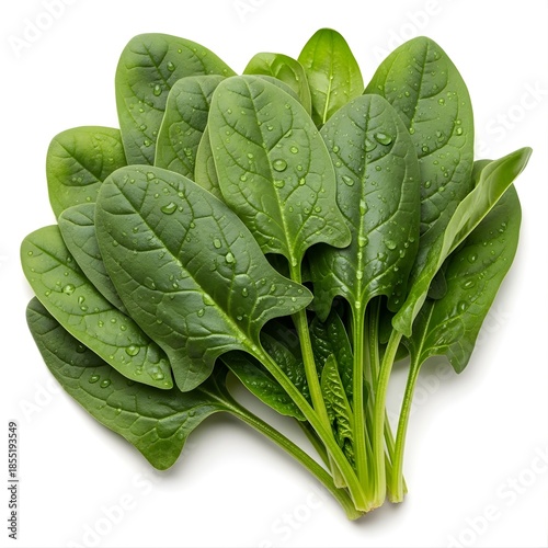 Fresh Spinach Leaves Bunch