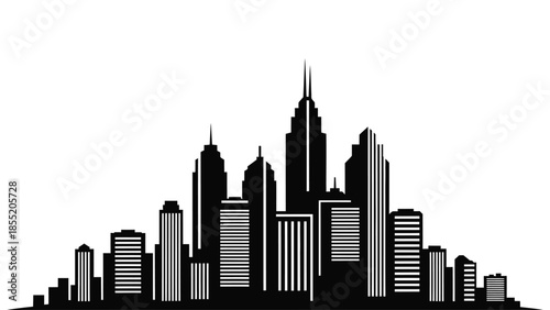 Skyline of a modern city