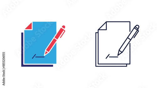 Documents with pens a visual representation of writing signing and paperwork