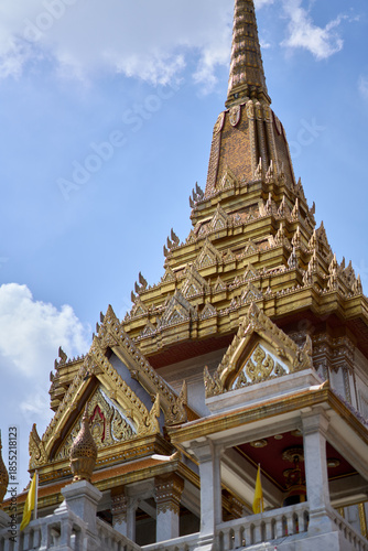 Bangkok, Thailand - 24th December 2025: Wat Trai Mit
