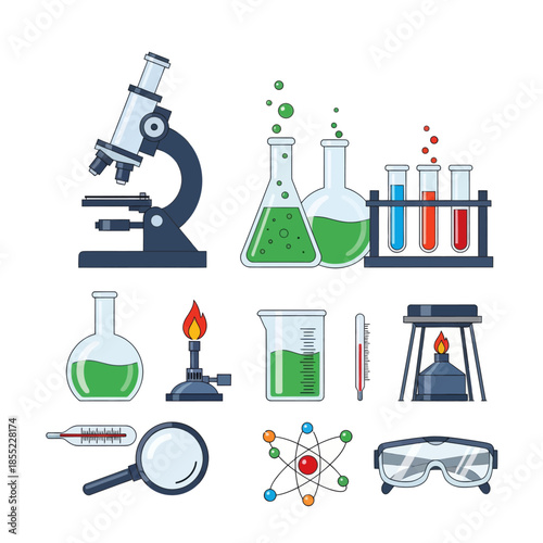 Scientific Laboratory Equipment and Chemical Reagents for Experiments and Research