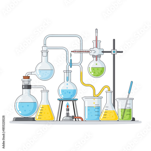 Innovative Laboratory Apparatus for Chemical Processes and Scientific Experiments in Modern