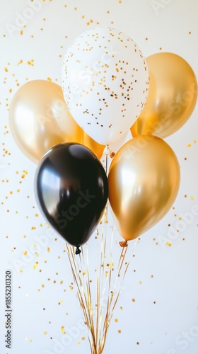 Festive Balloons: A cluster of balloons in classic colors, celebrating joy and special moments.