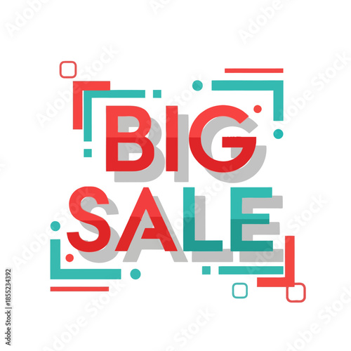 Vibrant promotional graphic emphasizing a large upcoming sale event with bold typography and