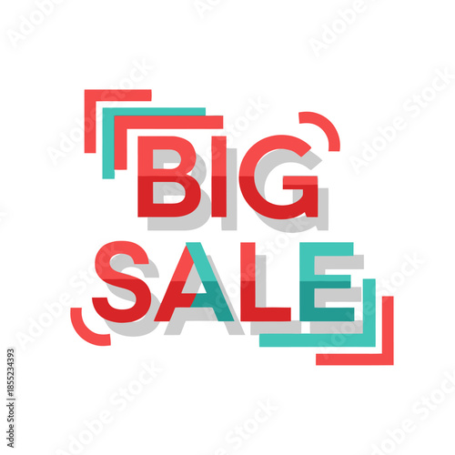 Bold and Colorful Announcement for a Major Discount Event Promoting Huge Savings on Various Products