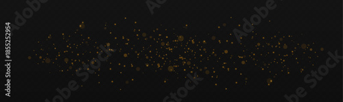 Sparkling magic dust shines against a dark background. Floating light particles form a dreamy cinematic glow. The atmosphere feels mystical, festive, and full of wonder.