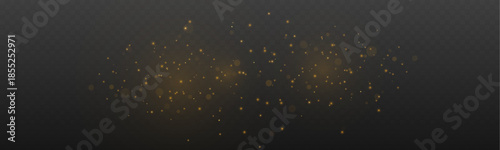 Sparkling magic dust shines against a dark background. Floating light particles form a dreamy cinematic glow. The atmosphere feels mystical, festive, and full of wonder.