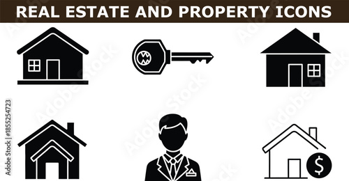 Real Estate and Property Icons