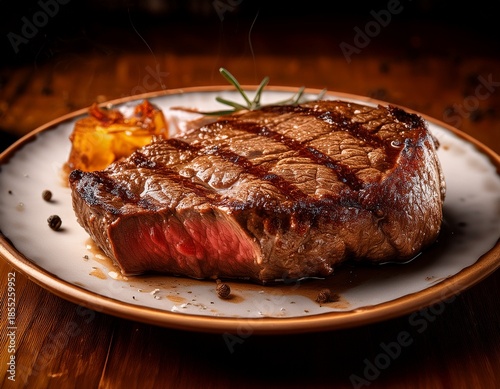 a delicious steak featuring golden brown crispy edges perfect for culinary enthusiasts and food imagery