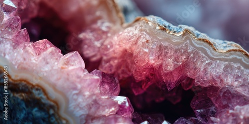 Close-up of Amethyst Crystals