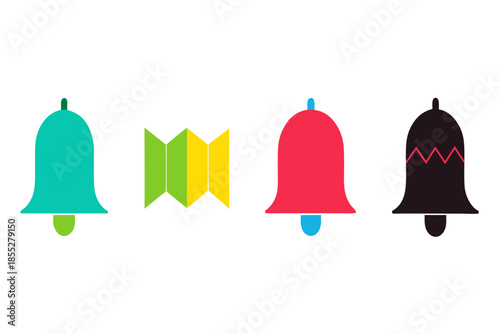 Liberty Bell Silhouette with a Dynamic Pulsing Radiant Energy Effect Vector