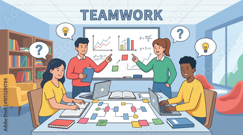 Teamwork Concept with Office Collaboration