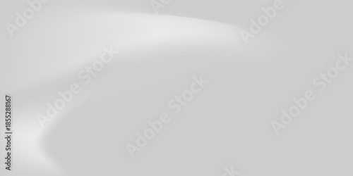 Silver foil background with metal mirror texture. Chrome gradient surface with light gloss modern