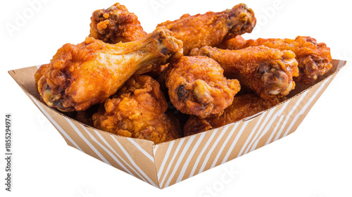 Delicious golden brown fast food snack assortment ready to eat now.
