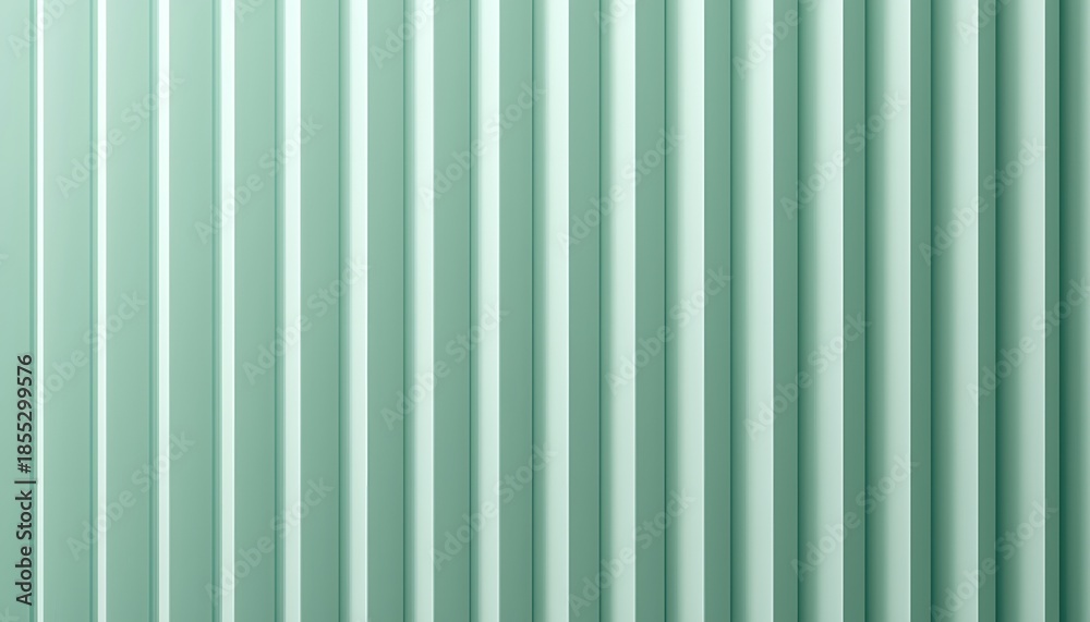 Obraz premium Green abstract striped background with vertical lines texture